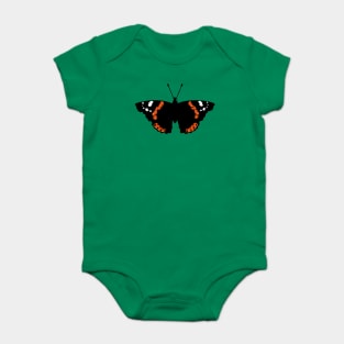 Butterfly (Red Admiral / Vanessa Atalanta) Baby Bodysuit